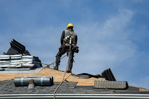 Professional Roof Installation technician working in Cumberland, MD